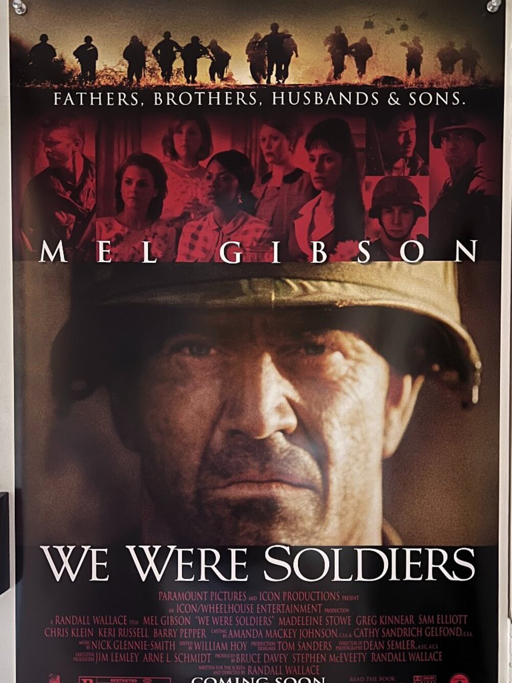 WE WERE SOLDIERS (2002) - ORIGINAL DOUBLE SIDED MOVIE POSTER